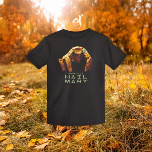 Project Hail Mary Rocky The Alien Distressed Portrait T-Shirt