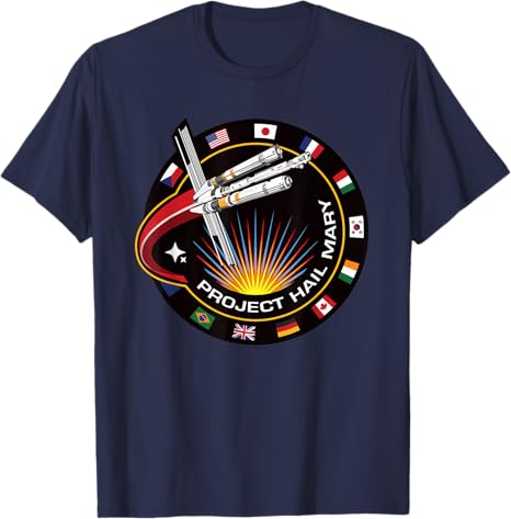 Project Hail Mary Spaceship Mission Badge Poster T-Shirt