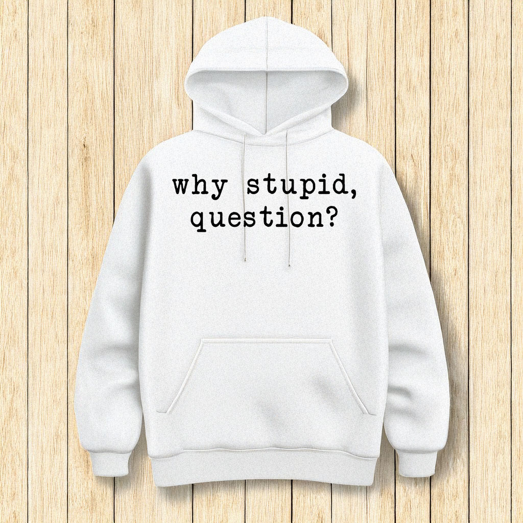 Why Stupid Question Project Hail Funny Space Quote Hoodie
